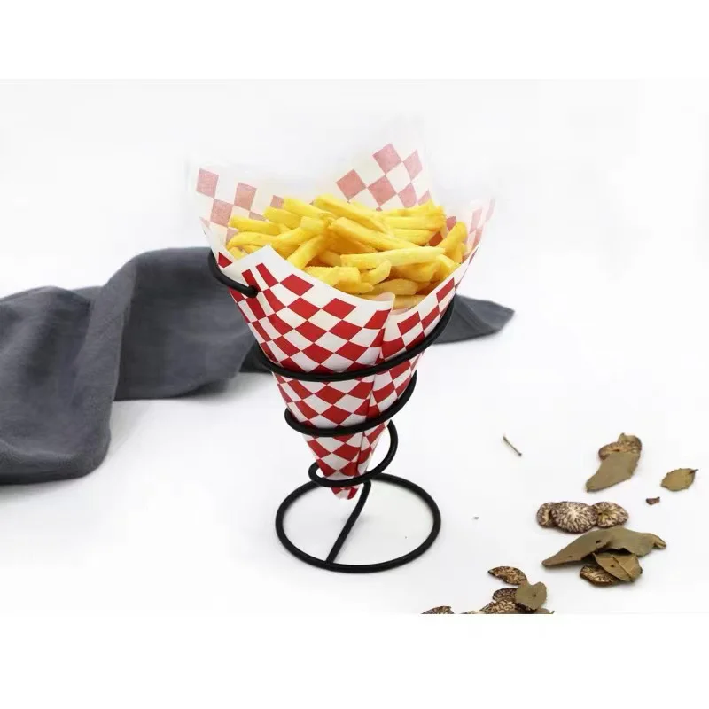 Colorful Grid Pizza & Fried Food Oil-Proof Paper Sheets, 1000PCS Bulk Lot for Hambu... - SKU OPPS1530 - UGI Packaging