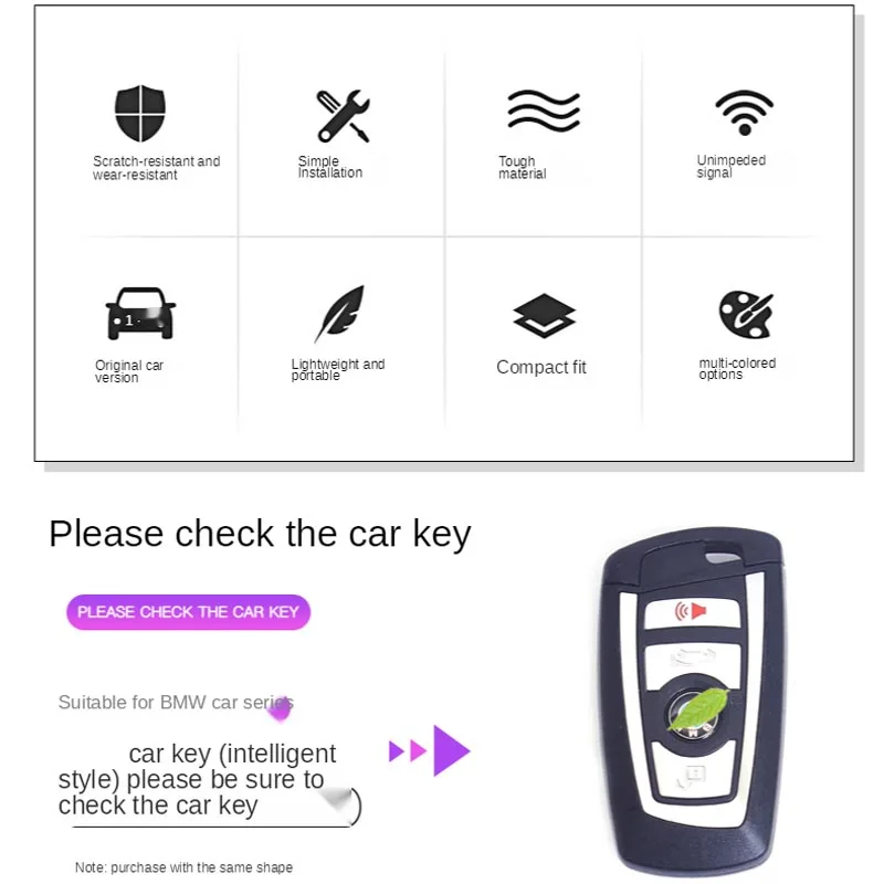 Cover custodia chiave auto TPU per BMW F31 F10 F11 F30 F18 E46 118i 320i 1 3 5 7 serie X3 F25 X4 M3 M5 2022 accessori portachiavi Shell - Sadc397cc14954a9ea5c2e5c07d847c4cT