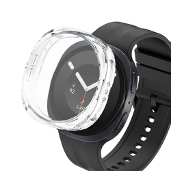 Enhanced All - Around Soft TPU Case and Screen Protector for Galaxy Watch 8 44mm (7 Transparent)