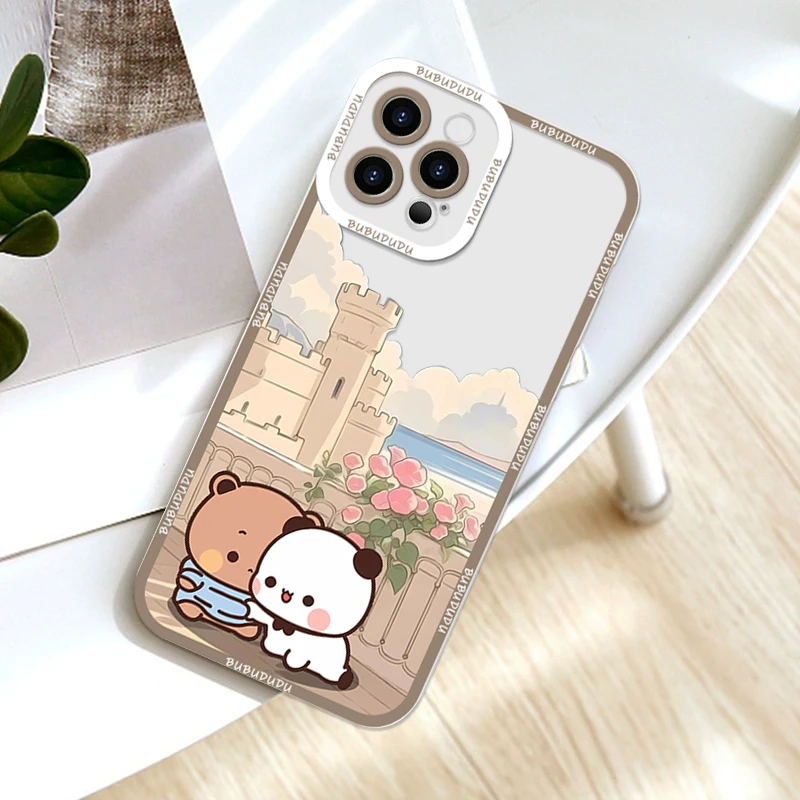 Charming BUBU DUDU Couples Clear Phone Case - Soft Cover