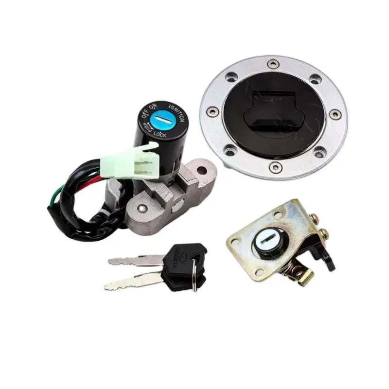 

For SUZUKI GSF250/400 VX800 RF600/900R 1999-2002 Lgnition Switch key Kit Assembly Fuel Gas Tank Cap Cover Motorcycle full locks