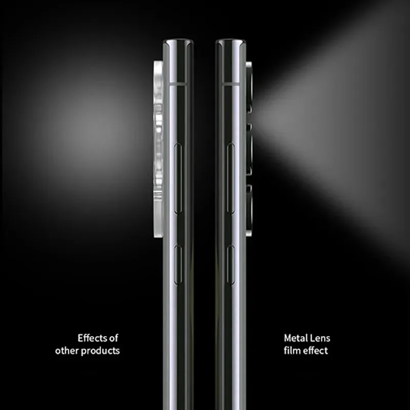 Hinten Objektiv Ring Kappe Für Samsung Galaxy S24 Ultra Zurück Kamera Gehärtetes Glas Schutz Fall Samsang S23FE S24 FE S23 plus S24 Plus – Detail 4