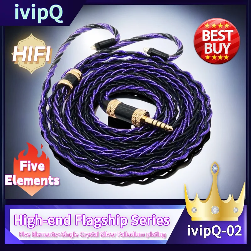 IvipQ 02 DIY Flaggschiff Hifi Kopfh rer iem Upgrade Kabel Multi Element IvipQ 02 DIY Flaggschiff Hifi Kopfh rer iem Upgrade Kabel Multi Element