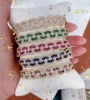 HOT- 2pcs /lot - Gold Plated Copper metal Mixed color Zircon / CZ beads Open adjustable bangle  , Jewelry Findings 2