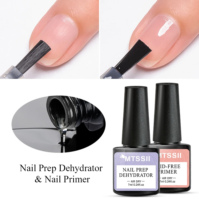 Description Picture 3 of itemMtssii 7ml Nail-Primer Prep Dehydrator Gel Nail Polish No Need Of UV LED Lamp Base Top Coat Nail Art Varnish Manicure