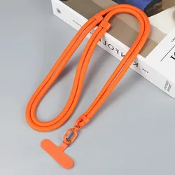 Universal Adjustable Phone Lanyard Necklace with Anti - Lost Clip - Durable and Sturdy Design - Other (Orange)