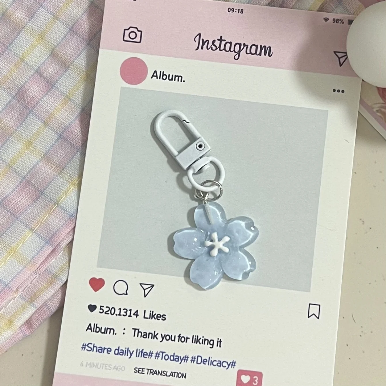 Sakura Key Chain - Fashion Accessory