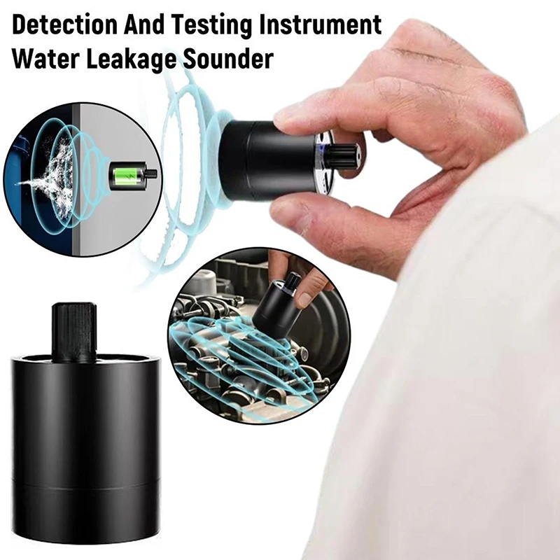 Multi-functional Leak Detection Device for Construction Pipes; Portable Water Leak Detector with Sound Collection