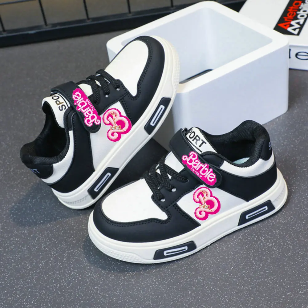 Barbie Basket Shoes Cute Angel Tennis Shoes Couple White Shoes