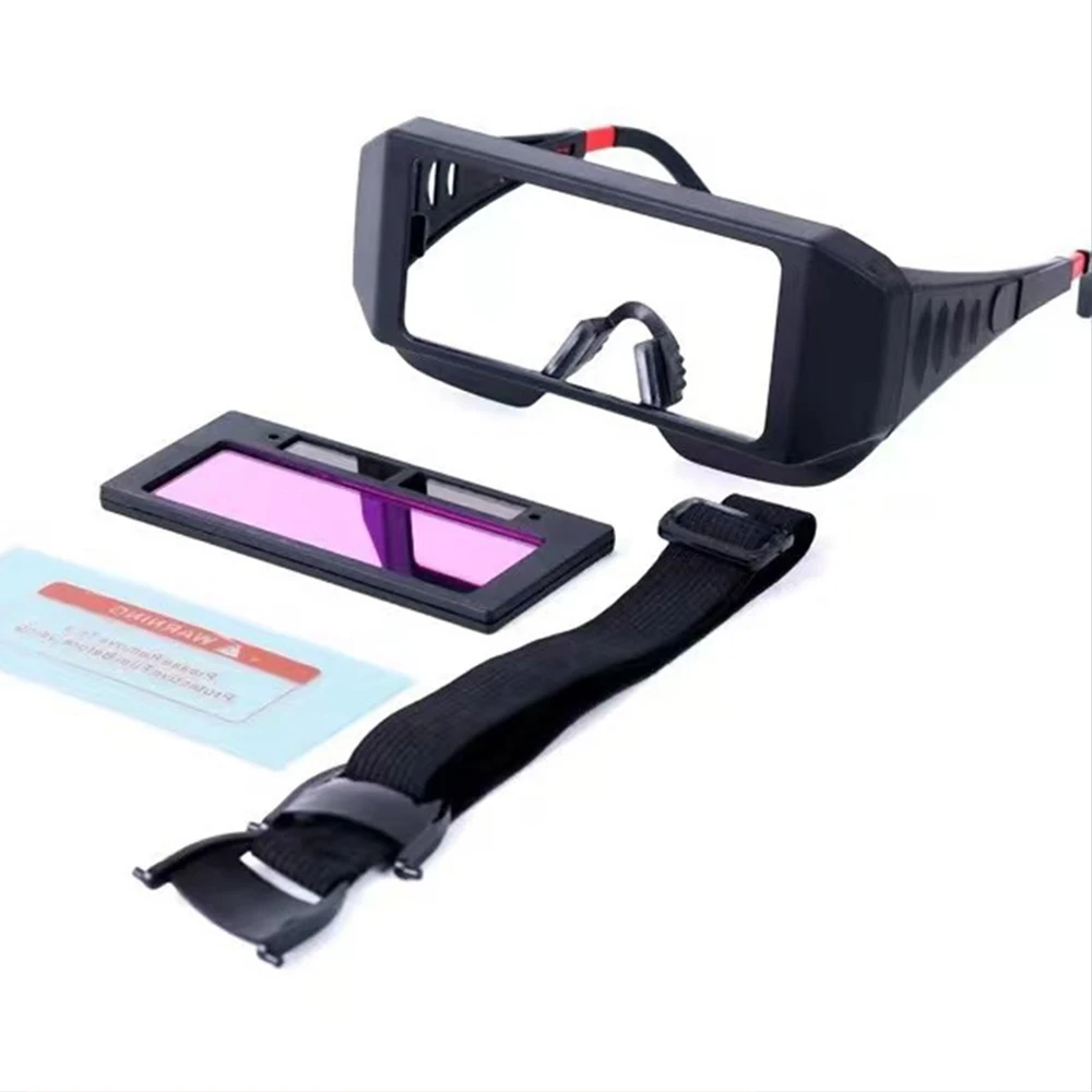 Automatic dimming welding glasses welding argon arc welding anti strong light and anti impact goggles for welders 1 PC
