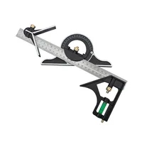 Multifunctional Angle Ruler Combination Square Stainless Steel Combo Square Carpentry Tools Carpenter Square Metal Ruler #40 2