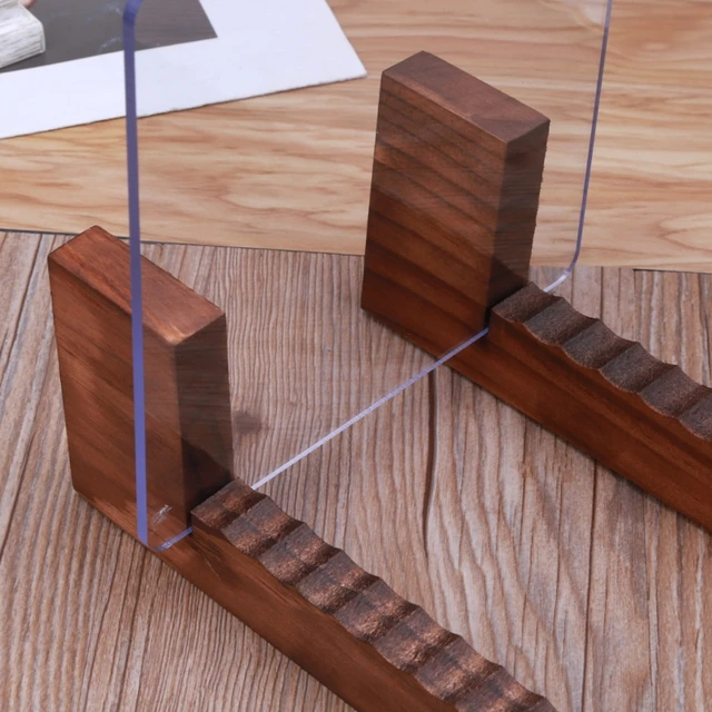 Portadischi In Legno E Acrilico - Supporto Per Vinili LP - Espositore Per Collezione - Foto 8