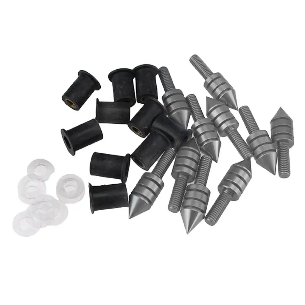 

CNC 5mm Windscreen Bolts Motorcycle Windshield Screw Mounting Nuts High Quality Aluminum & Anodized Universally