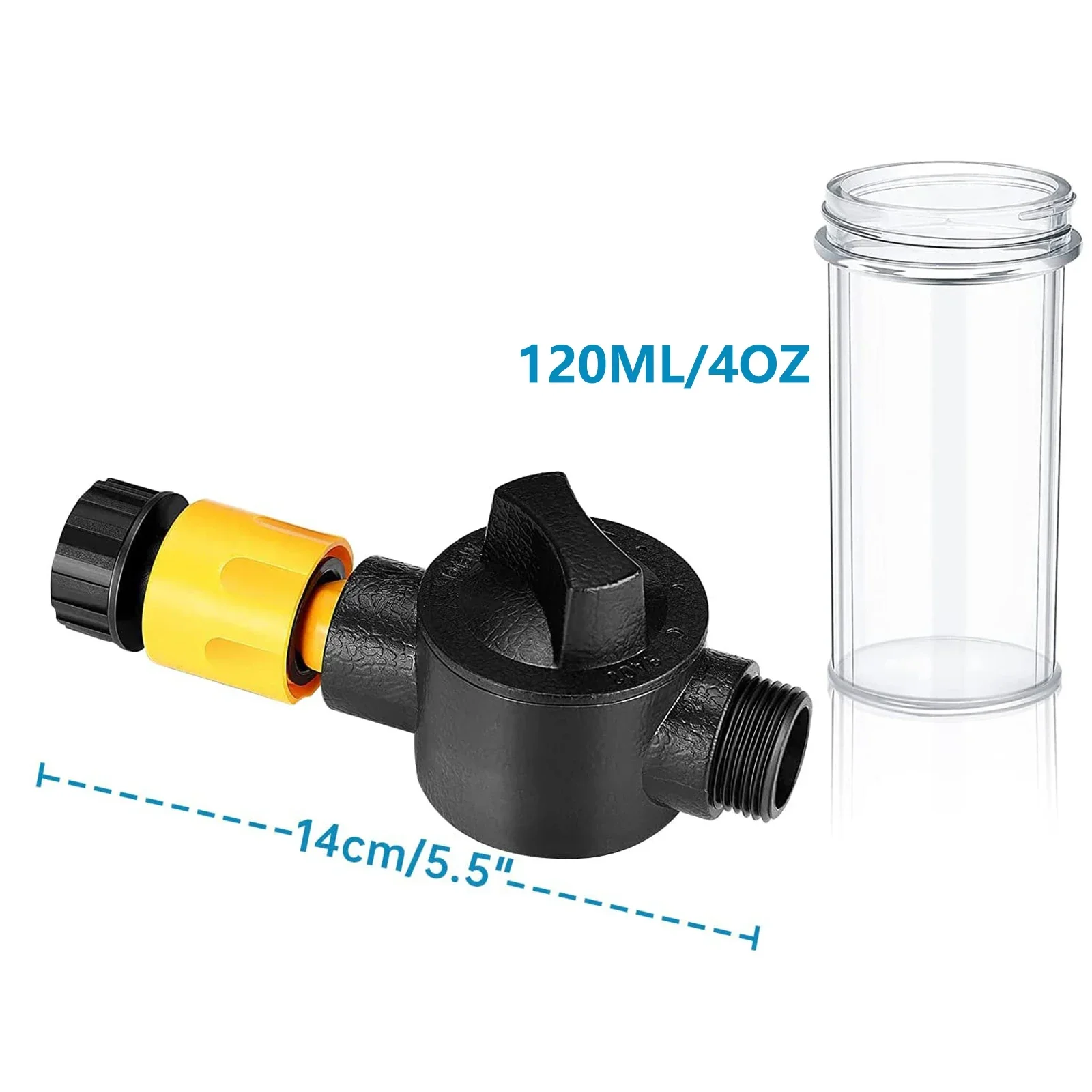 Boat Engine Flusher Mixer Liquid Flow Valve Salt Remover for Outboard Inboard Engines Garden Hose Spray Nozzle