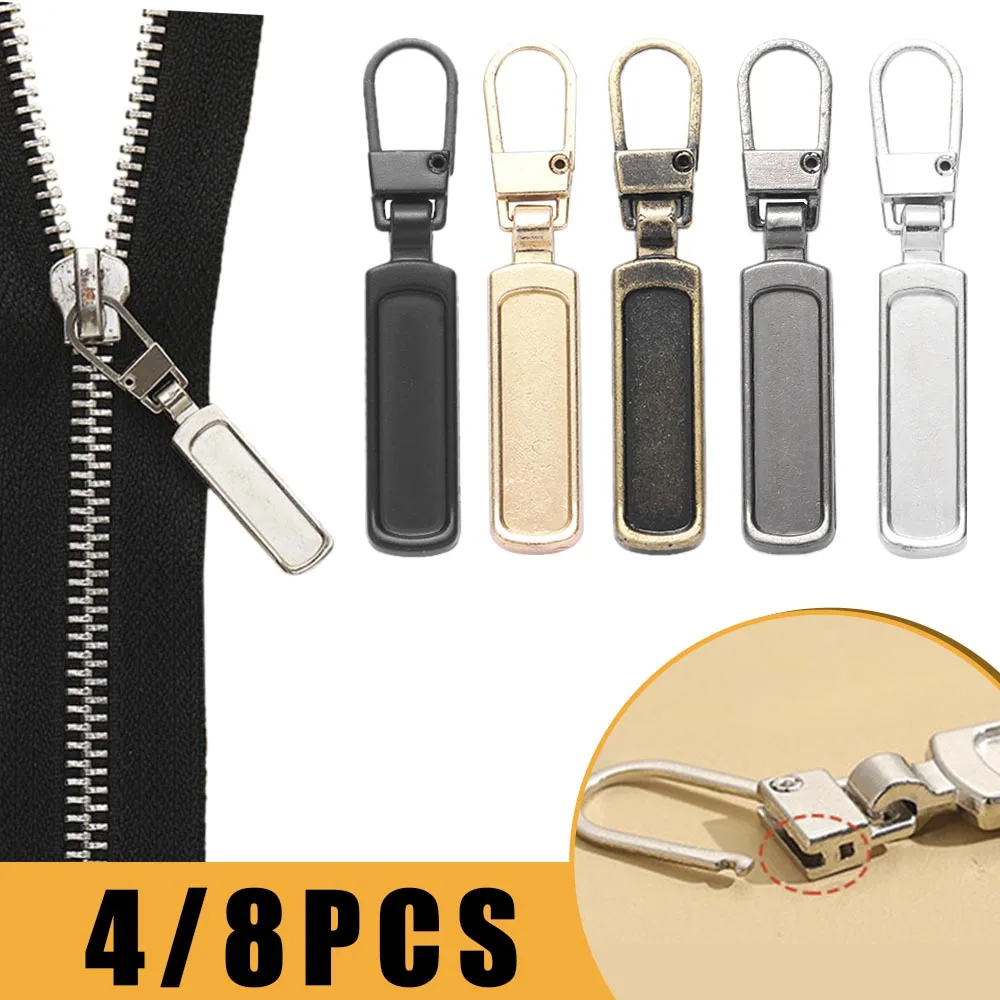 Metal Zipper Replacement Slider Kit Zipper Repair Kit Jacket Zipper