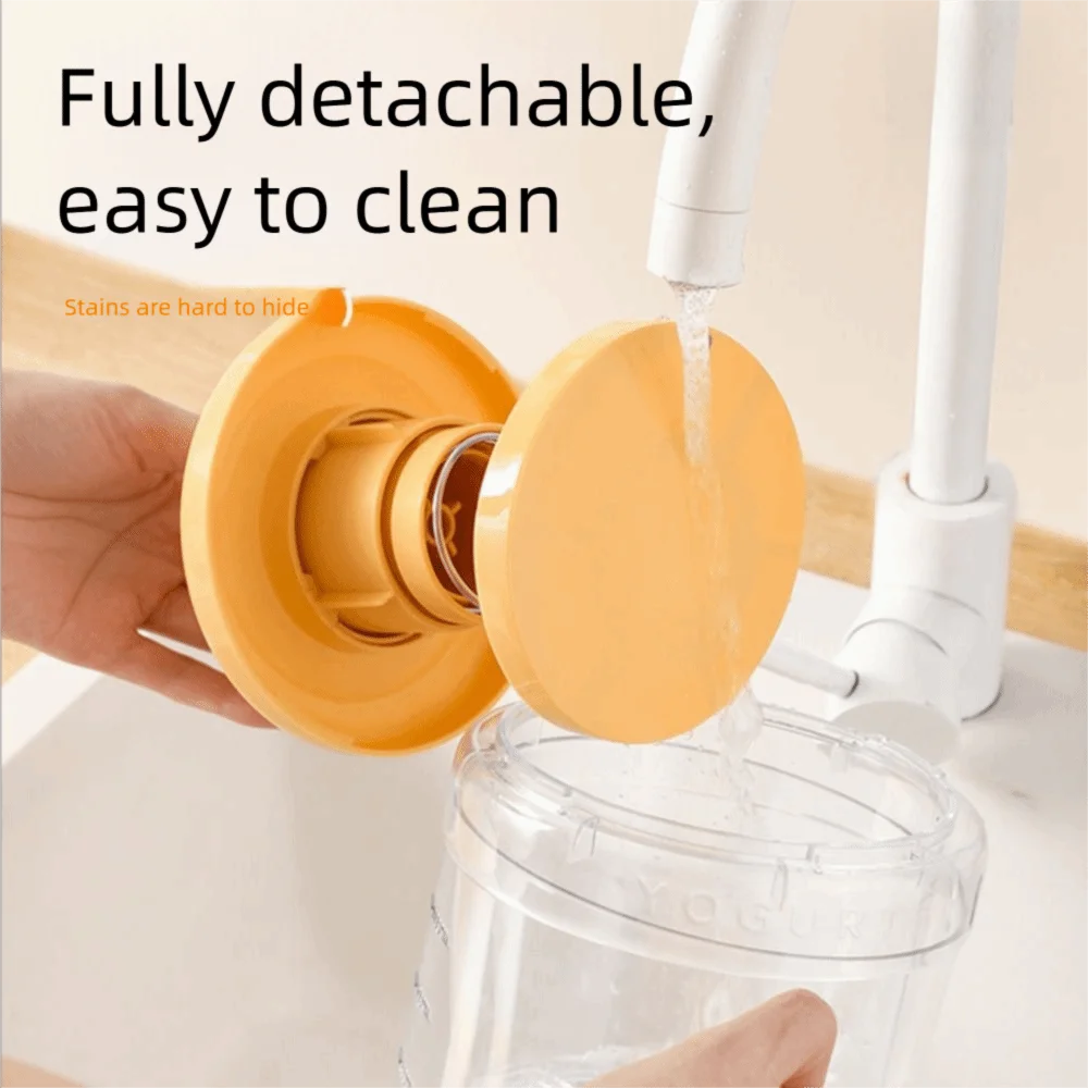 Description Picture 6 of itemFine Mesh Greek Yogurt Filter Pressure Spring with Handle Whey Separation Tools Quick Cleanup Detachable