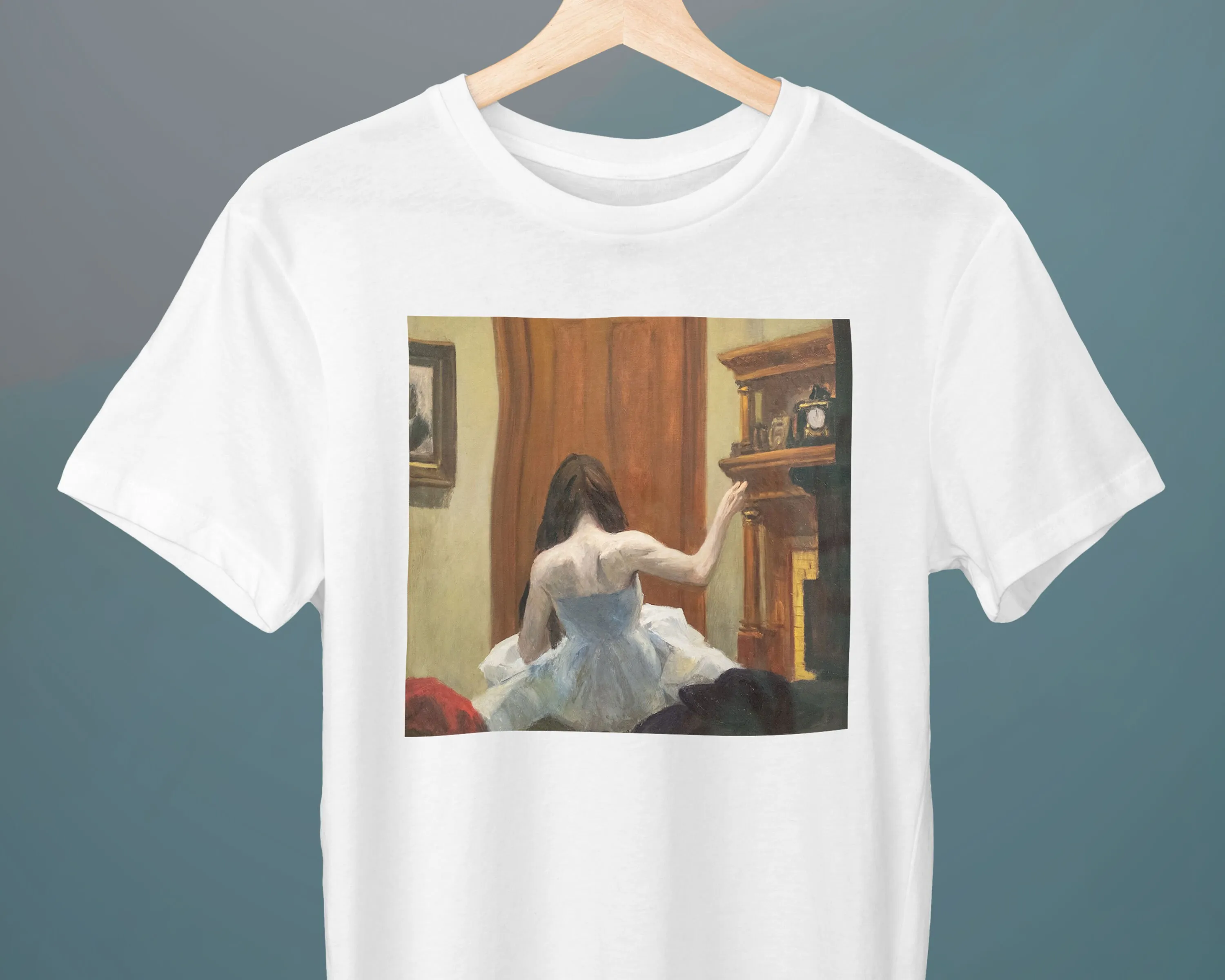 New York Interior Edward Hopper Painting T-Shirt Unisex Art