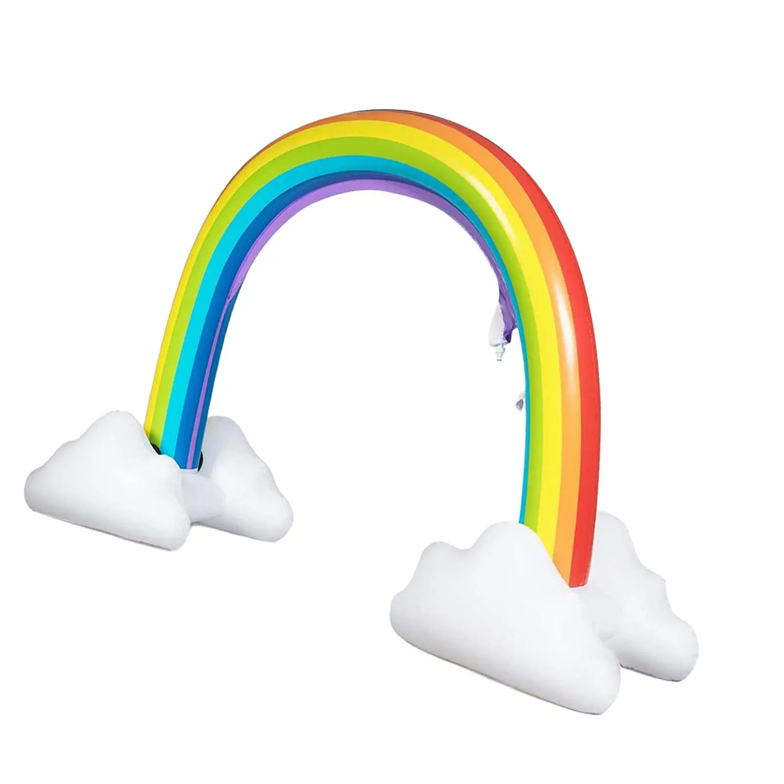 Inflatable Rainbow Sprinkler PVC Colorful Portable Outdoor Lawn Sprinkler Bridge for Child Outside Pool Parties Garden Adults Inflatable Rainbow Sprinkler PVC Colorful Portable Outdoor Lawn Sprinkler Bridge for Child Outside Pool Parties Garden Adults
