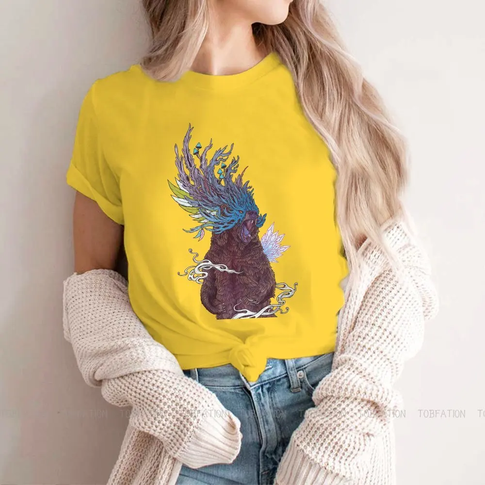 

Футболка Journeying Spirit Graphic, уличная одежда с рисунком леса, медведя, животного, 5XL, футболка для отдыха, женская футболка с коротким рукавом, уникальный подарок