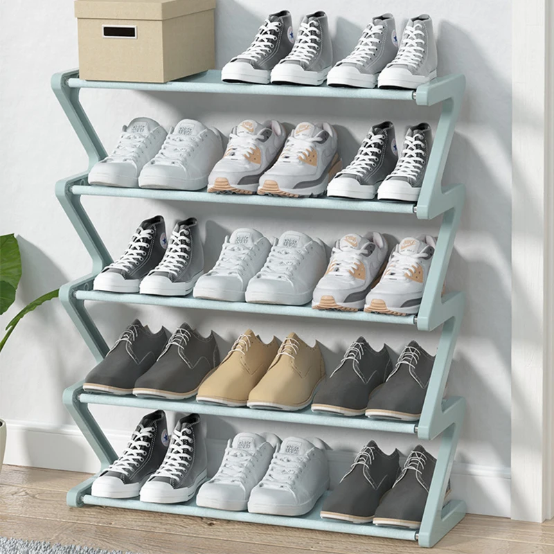 Hot Sale Space Saving Shoe Shelf 4 Tier Multifunctional Folding Shoe Storage Cabinet