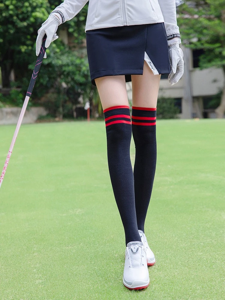 Golf Wear Women Half Golf Socks Ladies Over-the-Knee