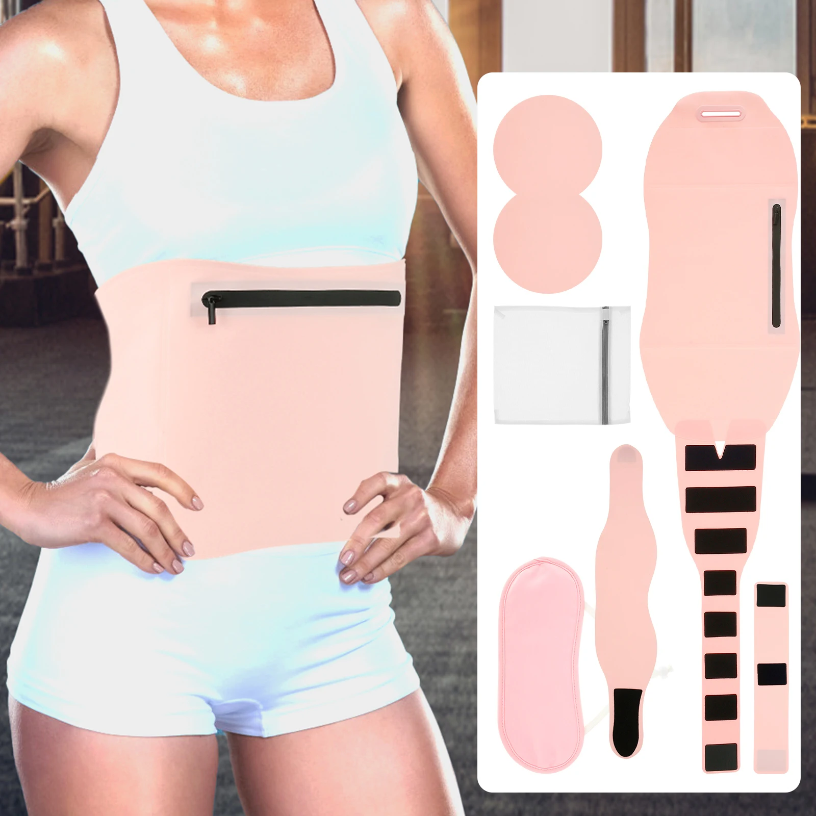 

Набор эфирных масел для шеи с нагрудными подушечками, многоразовая моющаяся обертка для эфирных масел, герметичная Регулируемая масляная упаковка, 5 шт.