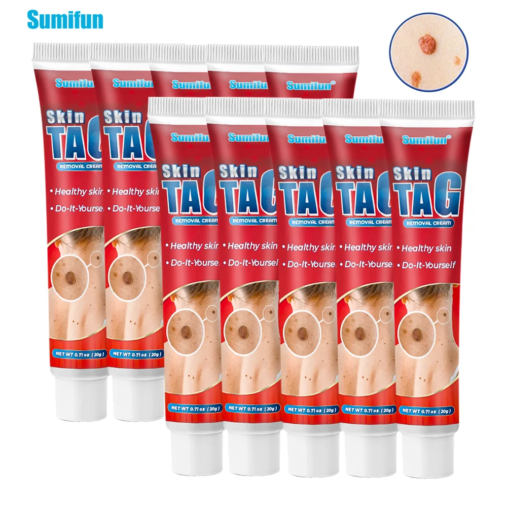 

Sumifun 1/3/5/10Pcs Wart Remover Ointment Face Warts Sharp Cream Body Skin Tag Mole Papilloma Removal Health Care Beauty Plaster