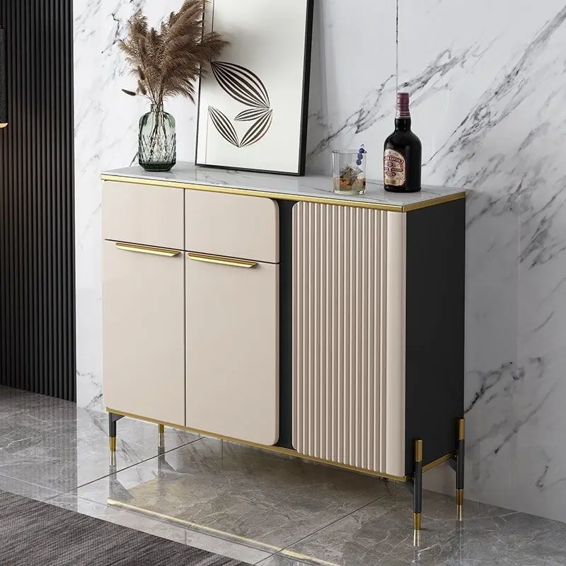 Armadi da soggiorno moderni ed eleganti Design di lusso Decor Vetrina per riporre gli oggetti Soggiorno per mobili Vitrina unici per anziani - immagine 4