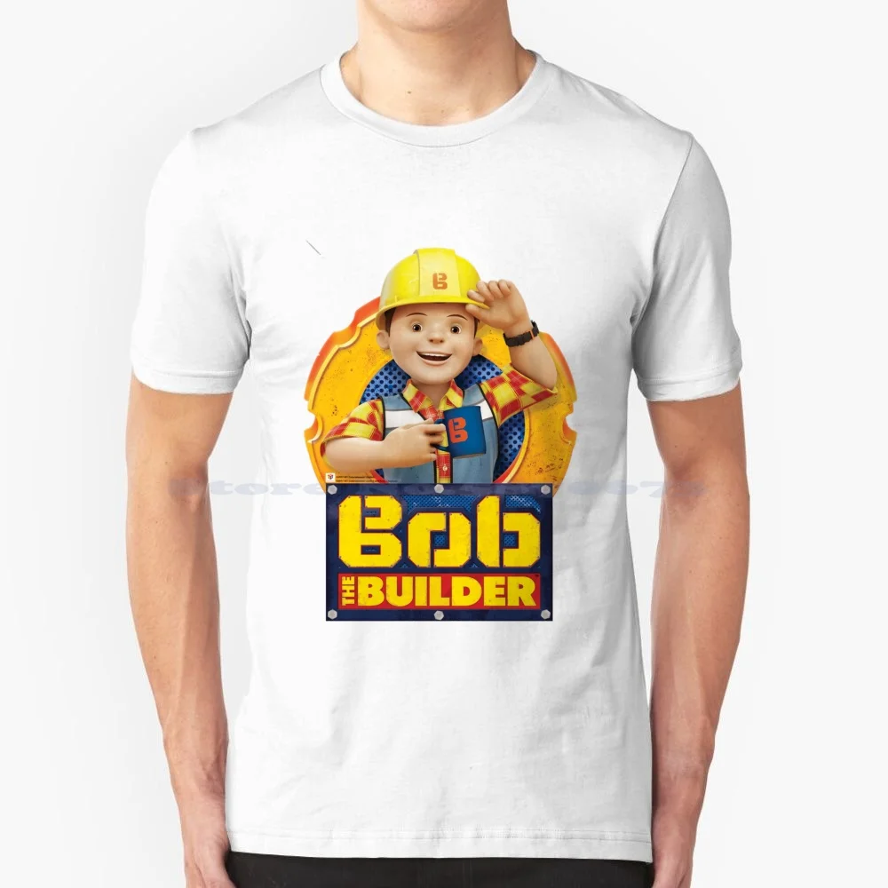 Bob The Builder T Shirt 100% Cotone Tee Bob The Builder Bob The Builder Bob The Builder Memes New Bob The Builder Bob The