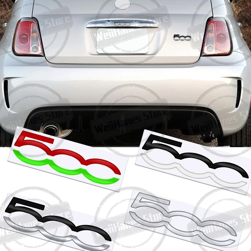Premium Metal 3D Badge Letter Logo - Car Rear Trunk Body Sticker Emblem Accessory