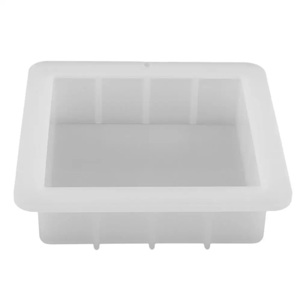 Square Silicone Soap Molds DIY Handmade Loaf Mould 1100ml DIY Soap Making Mooncake Chocolate Baking Mold Candle Making Mold silicone mold baking mold soap molds