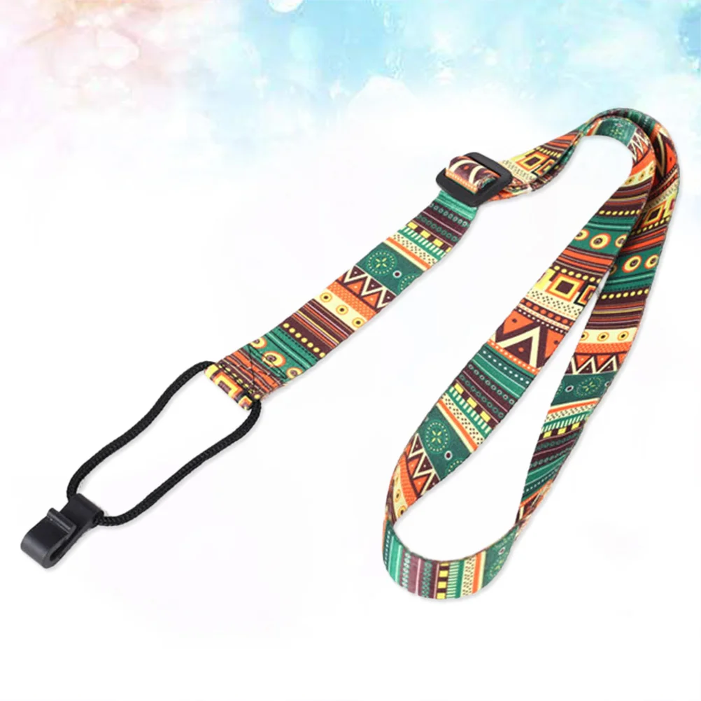 Guitar Strap Adjustable Nylon Colorful Bass Ukulele Guitars Straps Replacement Musical Instruments Accessories Parts