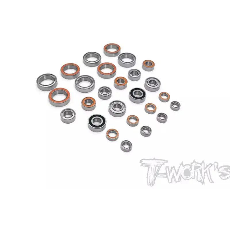 Originale T Works Bbs-A12 Set Di Cuscinetti A Sfera Di Precisione (Per Awesomatix A12 )6 Pezzi. Professionale Rc Parte