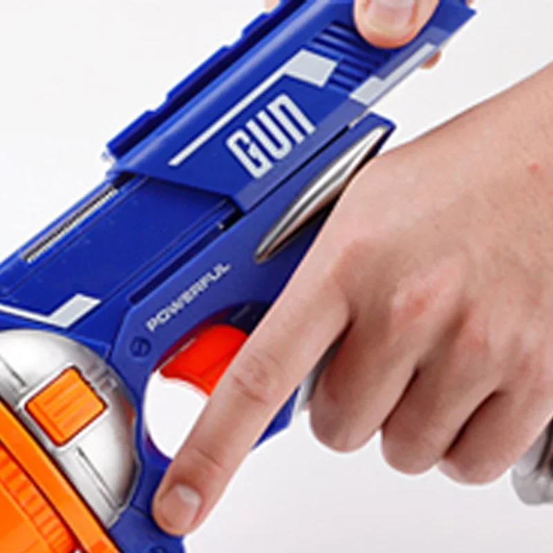 Children's Electric Continuous Shooting Gatling Toy Gun Suction Cup Soft Bullet Gun Explosion TTNerfs gun BB Guns Gifts for Kids 6