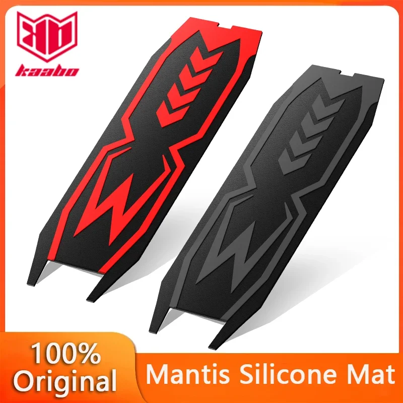 Original Kaabo Silikon rote Matte für Mantis Kickscooter schwarzer Fußpolster-Aufkleber für Kaabo Mantis Elektroroller-Zubehör