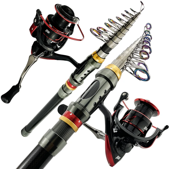 Portable Travel Rod Combo Strong and Durable Rock Fishing Rod and