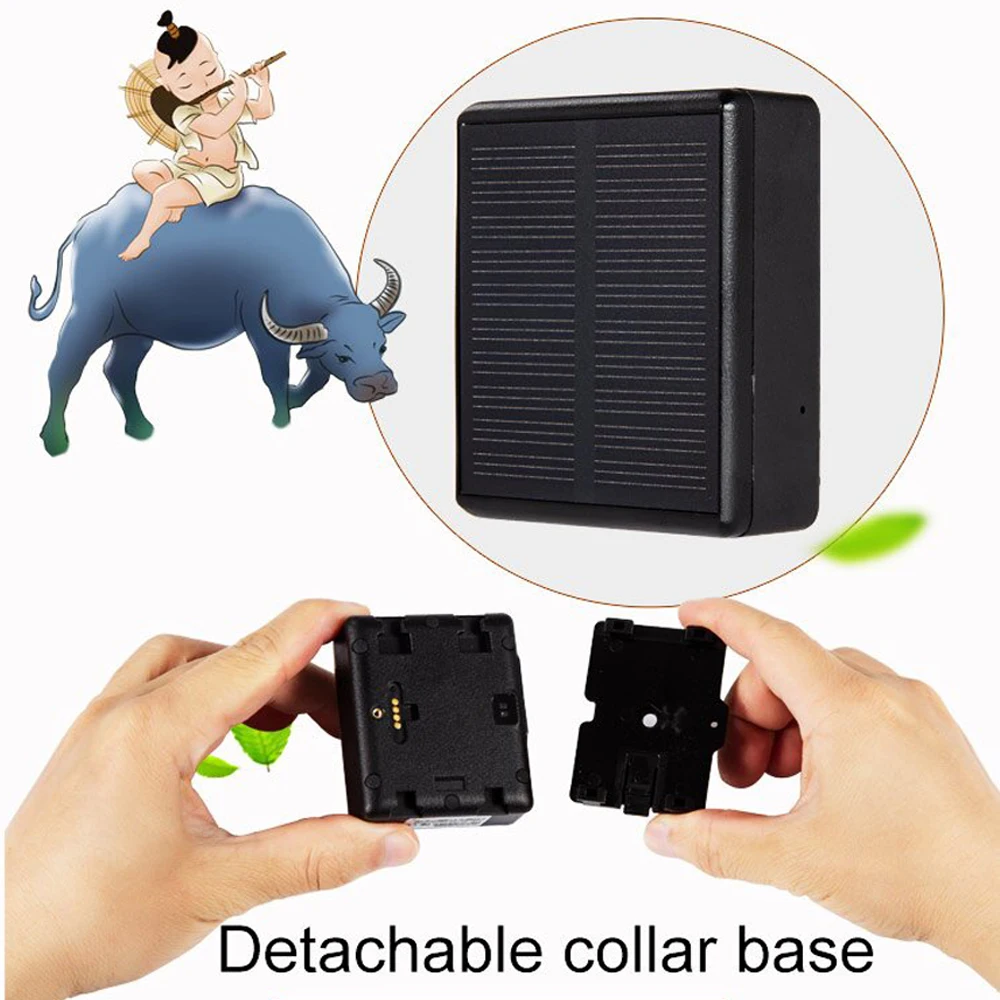 Mini Solar GPS Tracker RF-V24 2G 4G 4000mAh WIFI Cattle Cow Sheep Horse Camel Pets Tracking Device Person pet smart gps locator