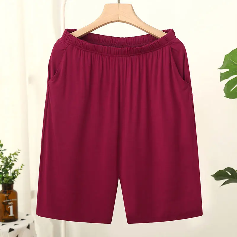 Homme Short Mens Jogging Casual Sweatpant Men size 6XL Breathable Home shorts Beach Solid Cotton Shorts Men Striped Panties 5