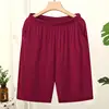 Homme Short Mens Jogging Casual Sweatpant Men size 6XL Breathable Home shorts Beach Solid Cotton Shorts Men Striped Panties 5