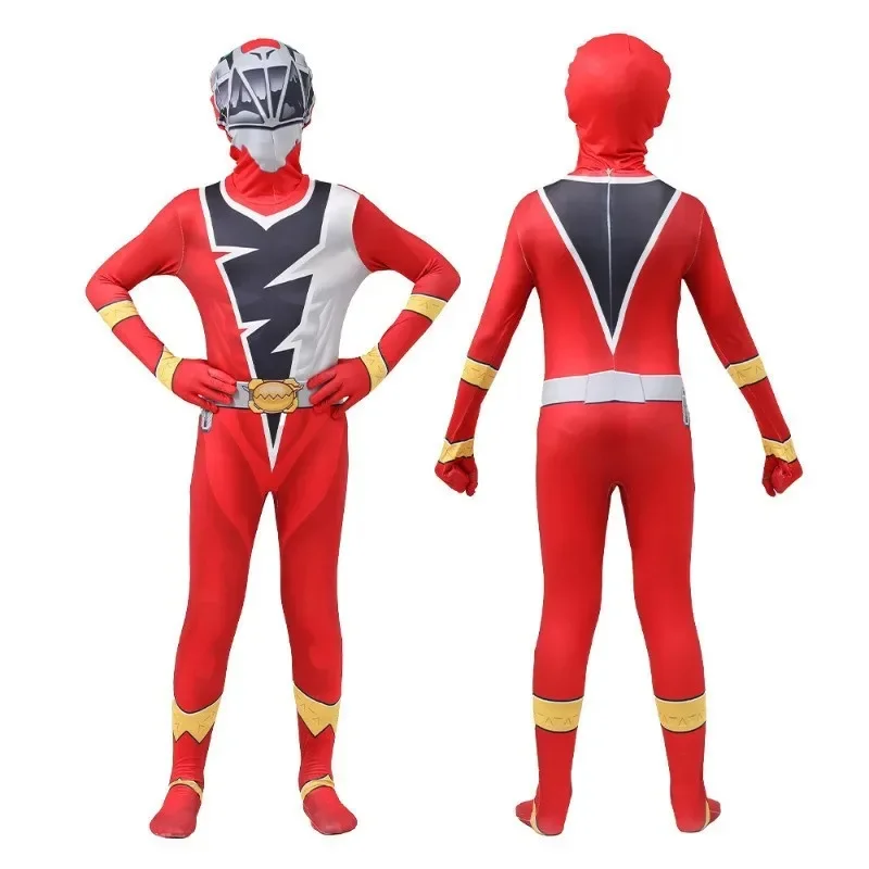 Cosplay Jumpsuit Superhero Cosplay Costume Kids Cosplay Costume Anime Cosplay Kids Ranger Knight Dragon Team Cosplay Costume Jumpsuit Halloween Party Halloween Carnival Suit