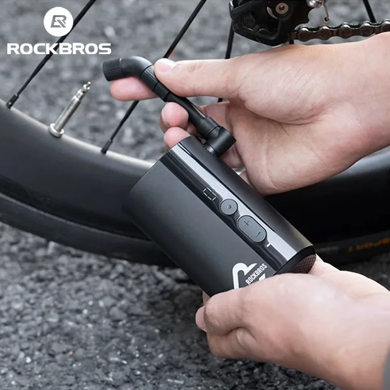 

ROCKBROS воздушный компрессор электрический насос портативный электрический велосипедный насос универсальный надувной велосипед автомобиль мотоцикл насосы