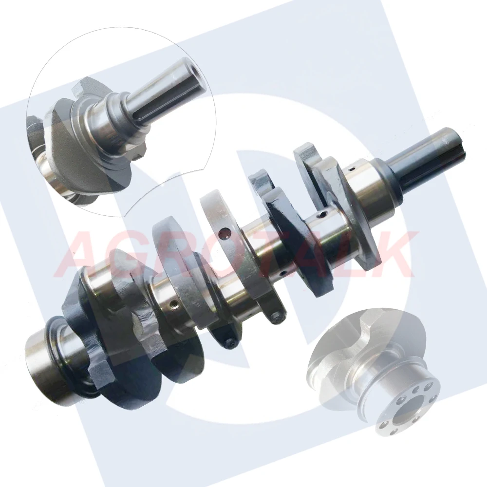 Crankshaft For Laidong Km385bt / Km390bt Engine , Part Number Km385qb