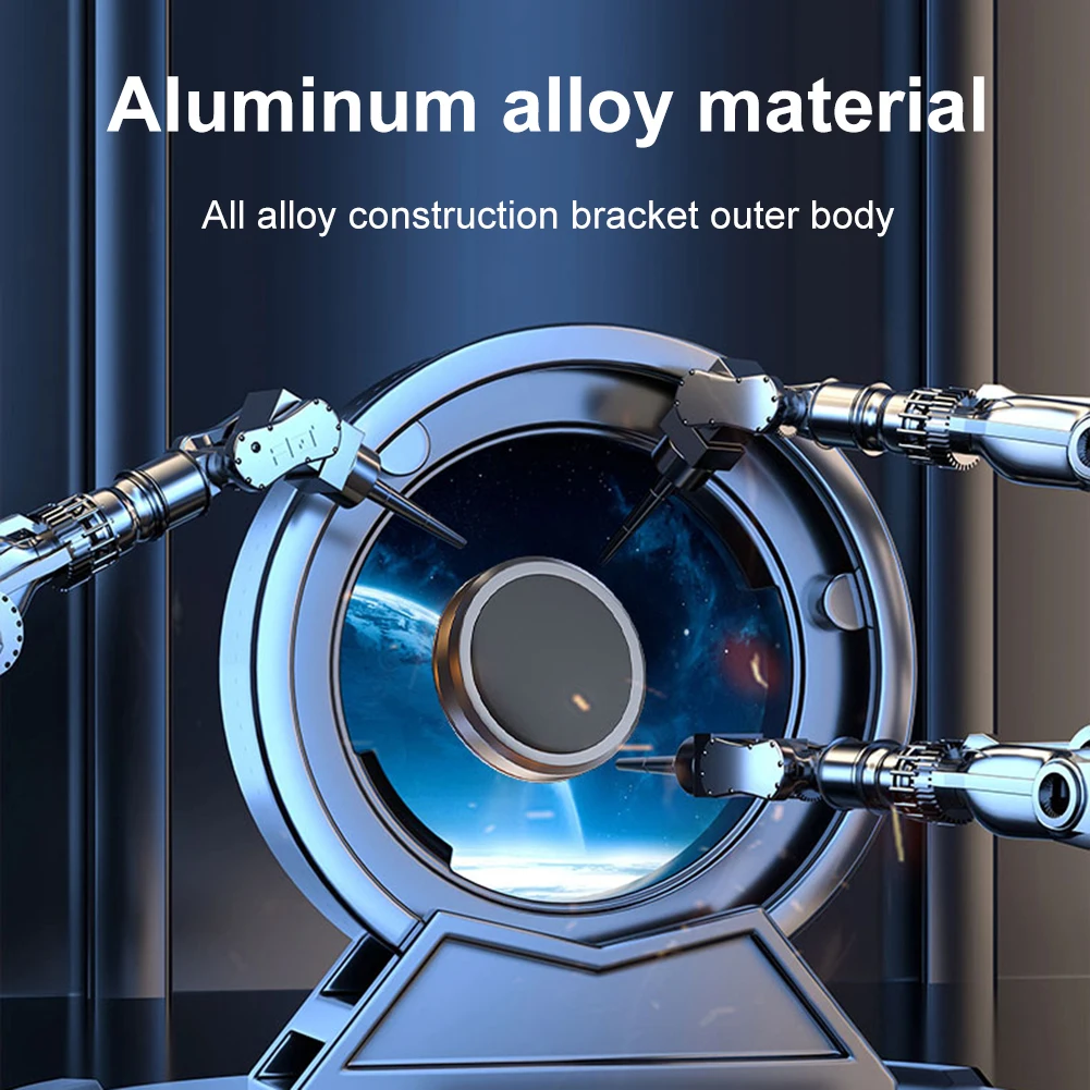 Metal Car Phone Holder with 360 Rotation for GPS Navigation