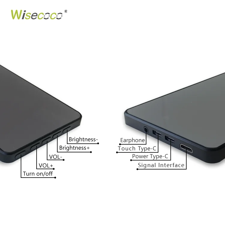 Ǯ HD ޴ ġ ũ , USB C Ÿ 1080 P IPS FHD 7 ġ , 1920x1080