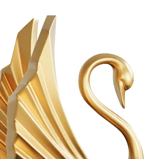 -Figure Decorative Statue Collection Table Top Modern Artwork Animal Sculpture 5