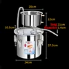 10L Water Distiller Wine Steamer Brewing Equipment Roasting Wine Machine Water Filter Wine Brandy Essential Oil Brewing Kit 2