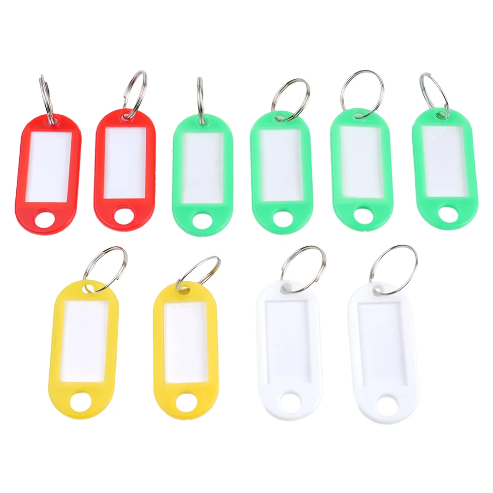 Key Plates Can Be Written On Key Fob Ring For Writing On Label Keychain Baggage Tag ID Label Name Tags With Split Ring key fob ring label
