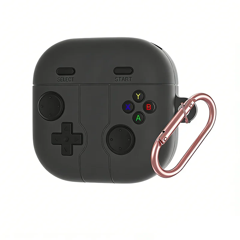 3D Cartoon Gamepad Style Silicone Soft Phone Case - Playful Earbud Protector Cover