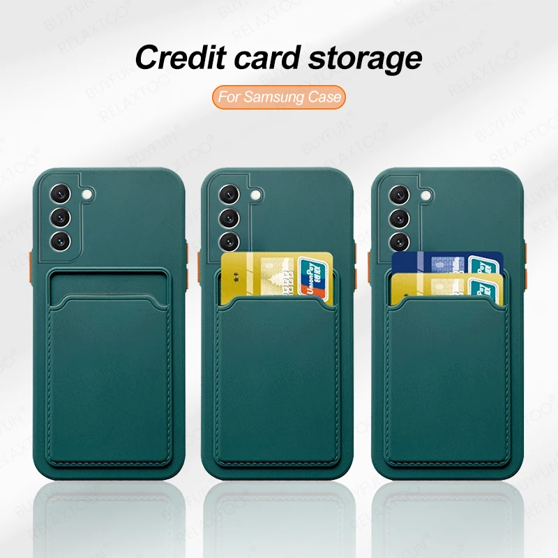 Kaarteslot Telefonshülle Fir Samsung Galaxy S22 Plus 5G Schockbeständeg Bumper Fir Samsung S22 Plus S22+ Ultra 5G Cover Capa_voghion.com