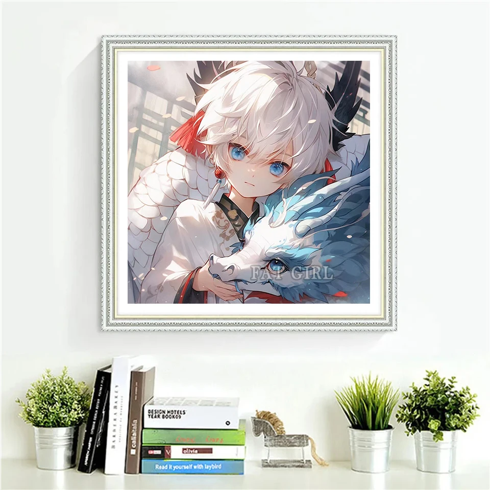 5D New Diamond Painting Fairy Tale Elf Boy DIY Anime Diamond Mosaic  Rhinestone Embroidery Kit Cross-stitch Home Decor Gift - AliExpress